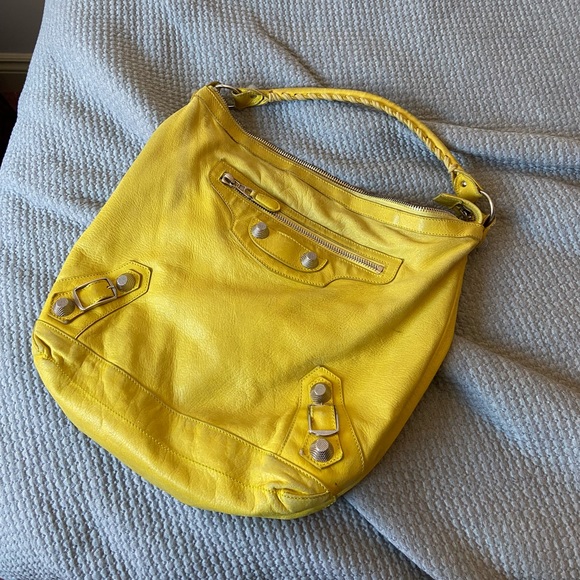 Yellow balenciaga hobo bag in great condition - Picture 3 of 5